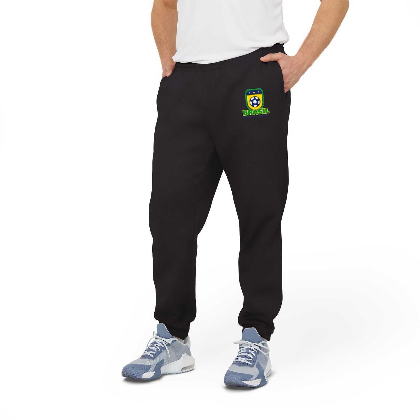 didas Women’s Fleece Joggers – Brazil Soccer Collection