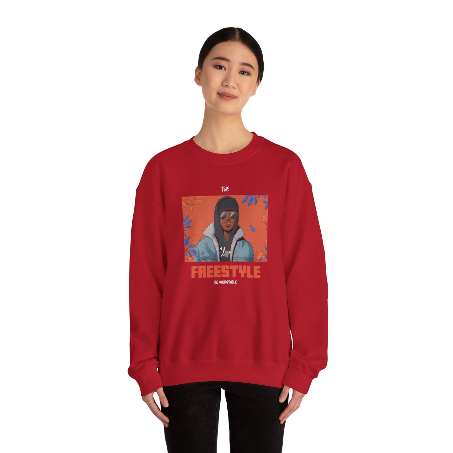 Mens Freestyle Artist Crewneck Sweatshirt