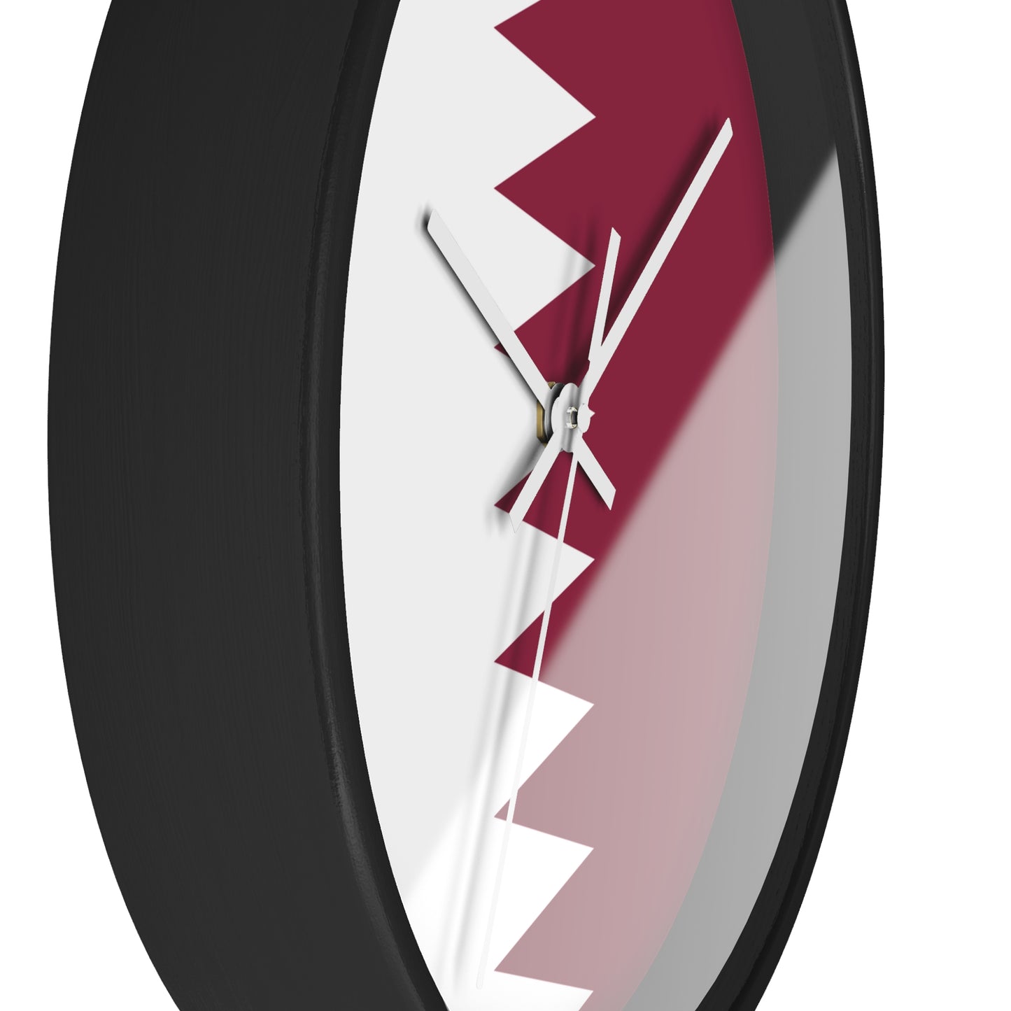 Qatar Flag Wall Clock - Stylish Home Decor for Every Occasion