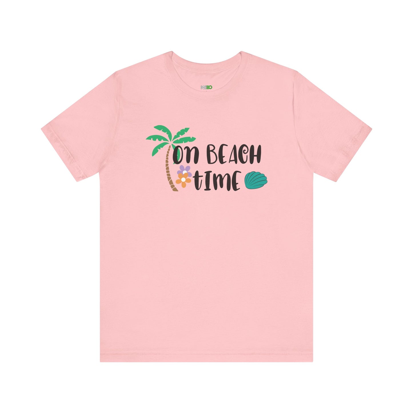 On Beach Time Women's Tee – Summer Graphic T-Shirt for Coastal Vibes