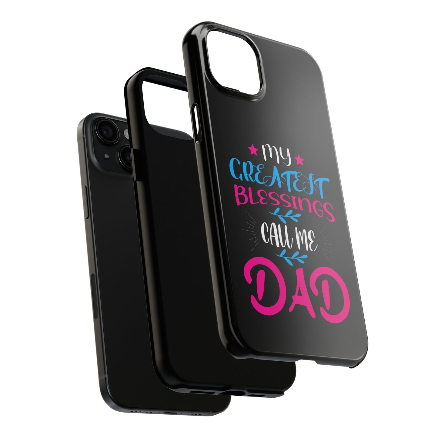 Personalized Phone Case - Fatherhood Dad My Greatest Blessings