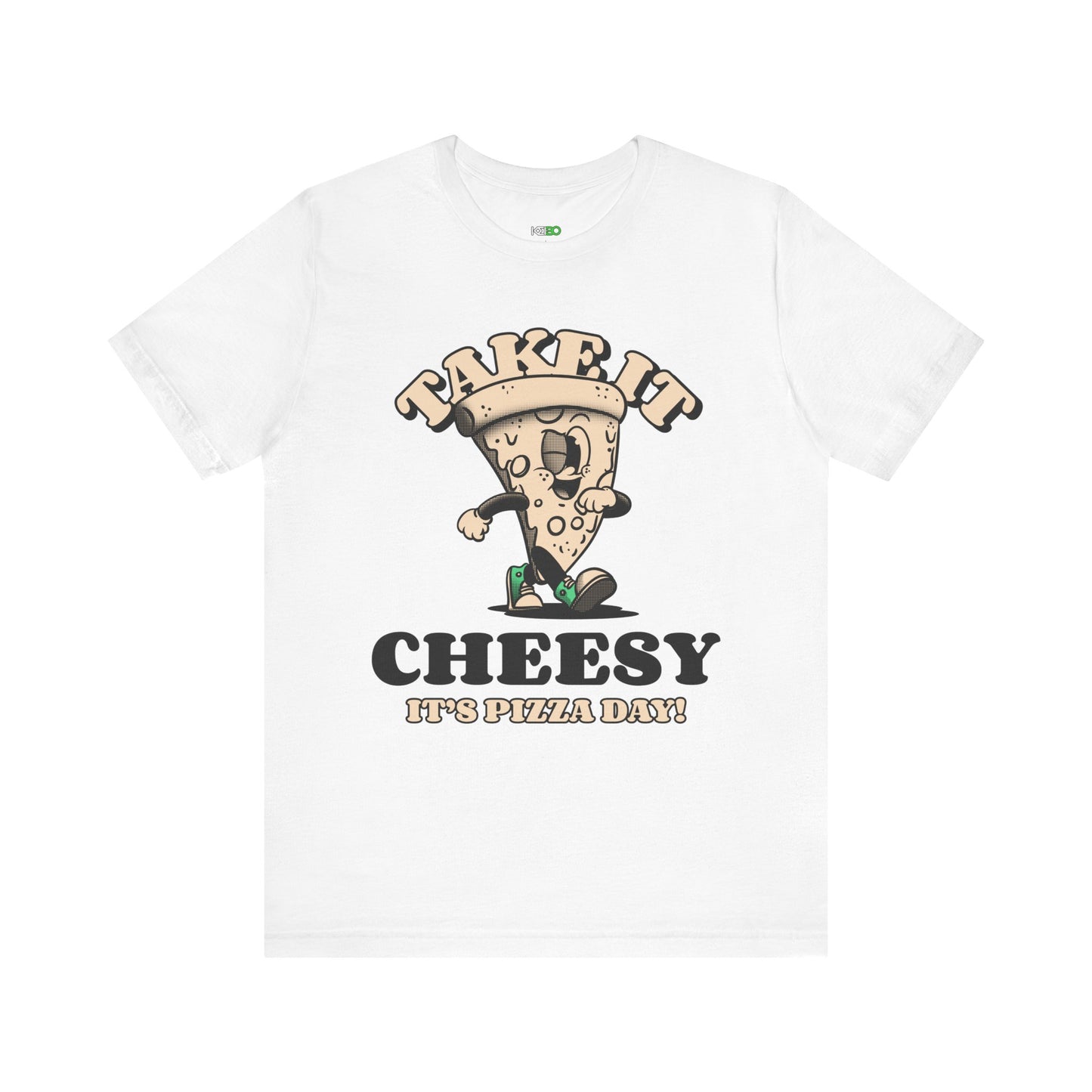Cheesy Pizza Day Men's Tee - Fun Short Sleeve T-Shirt with Graphics