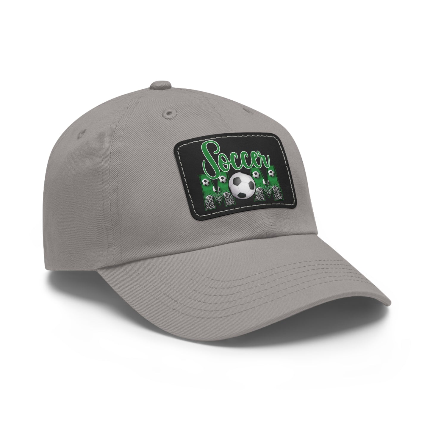 Soccer Hat with Leather Patch Perfect for Sports Fans