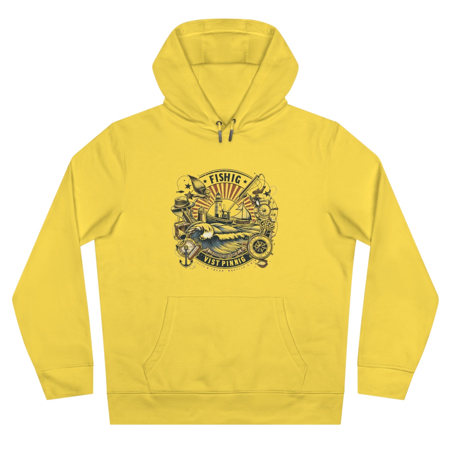 Fishing Hooded Sweatshirt - Nautical Adventure and Fishing