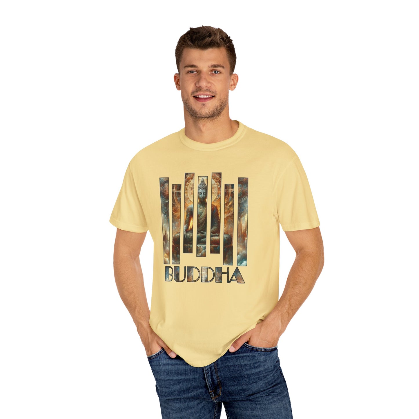 Unisex Serene Buddha Graphic T-Shirt for Mindfulness & Spirituality