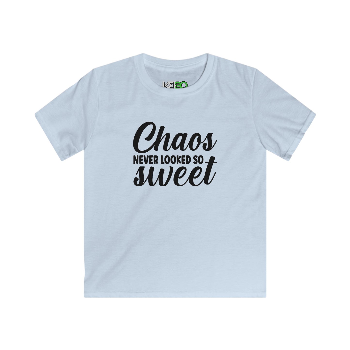 Kids Softstyle T-shirt for Boys - "Chaos Never Looked So Sweet"