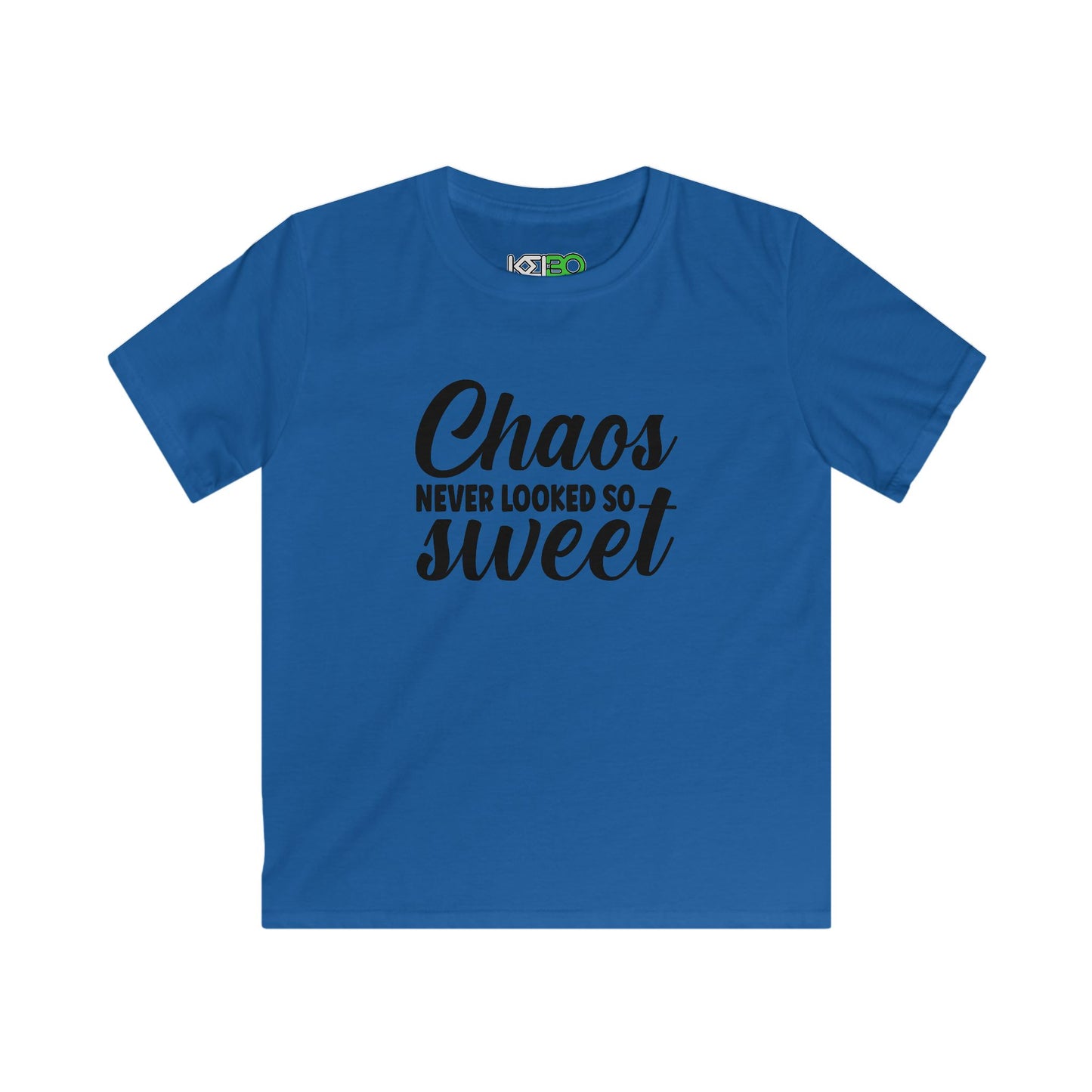 Kids Softstyle T-shirt for Girls - "Chaos Never Looked So Sweet"