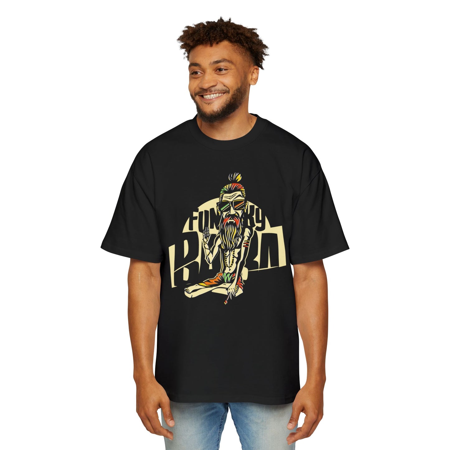 Men's Oversized Tee - Fun Graphic Tees for Casual Outings