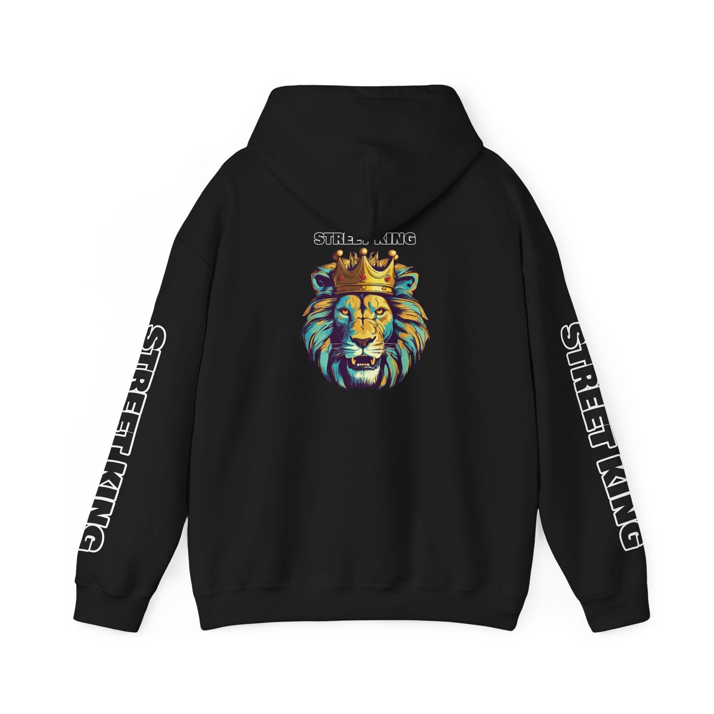 Street King Unisex Hoodie - Unique Lion Design