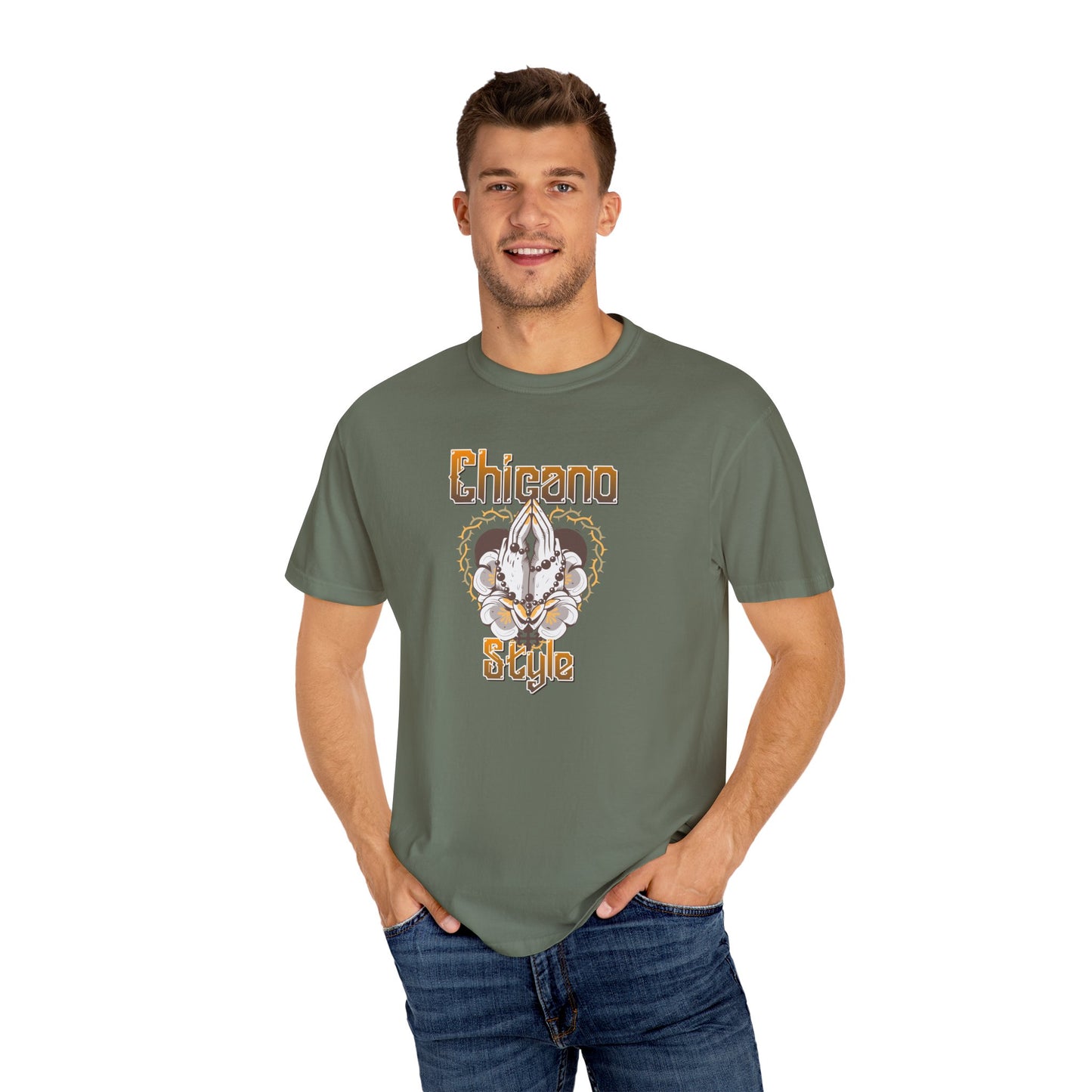 Men's Chicano Style Graphic T-Shirt