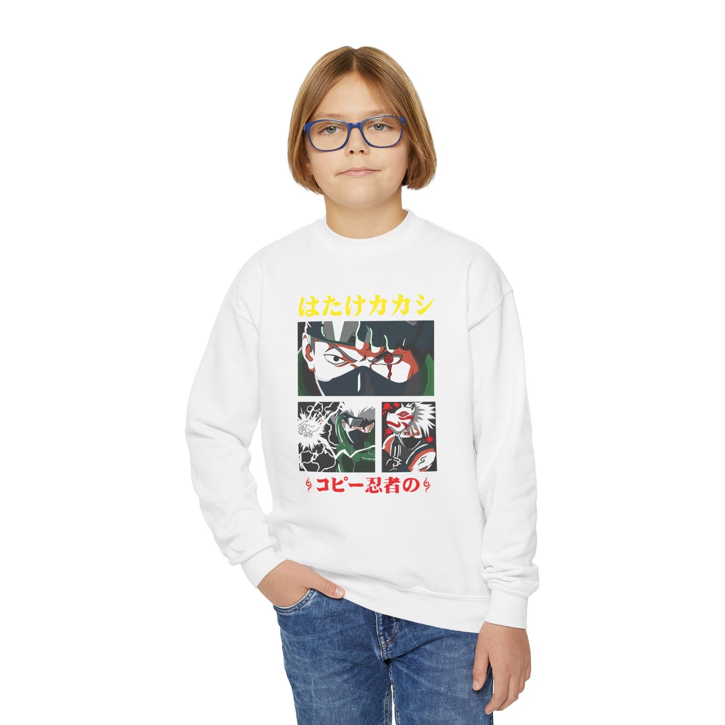 Youth Naruto Anime Sweatshirt – Stylish & Comfy for Kids