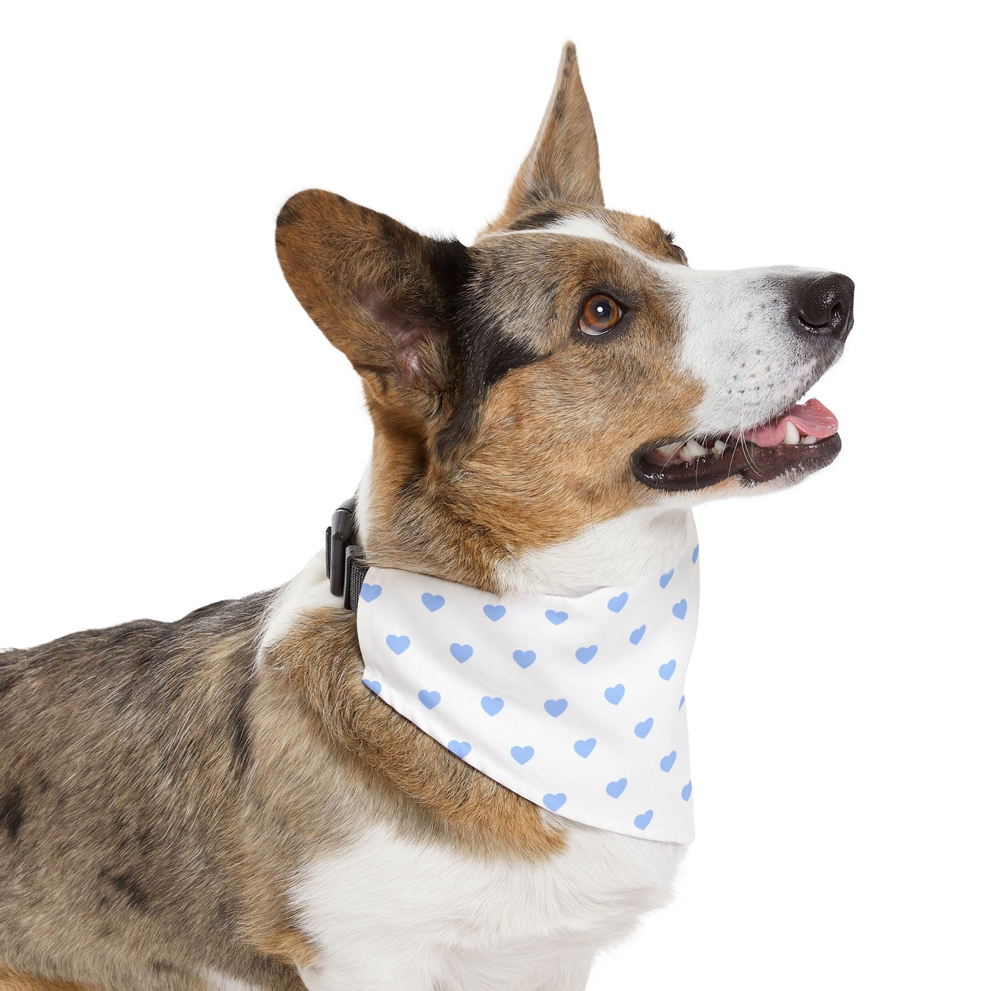 Love Heart Pattern Pet Bandana Collar for Dogs