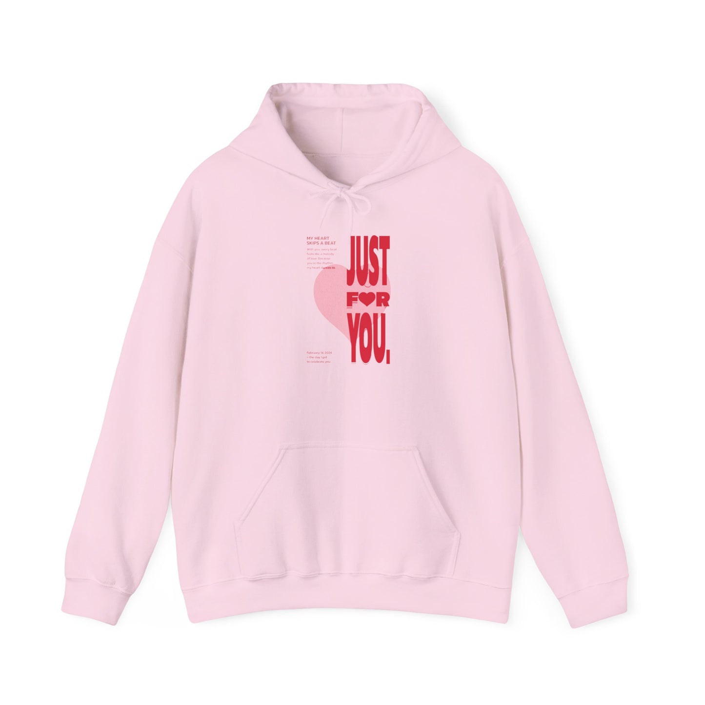 Women Love Story Hooded - "Just For You" Valentine's Day Vibe