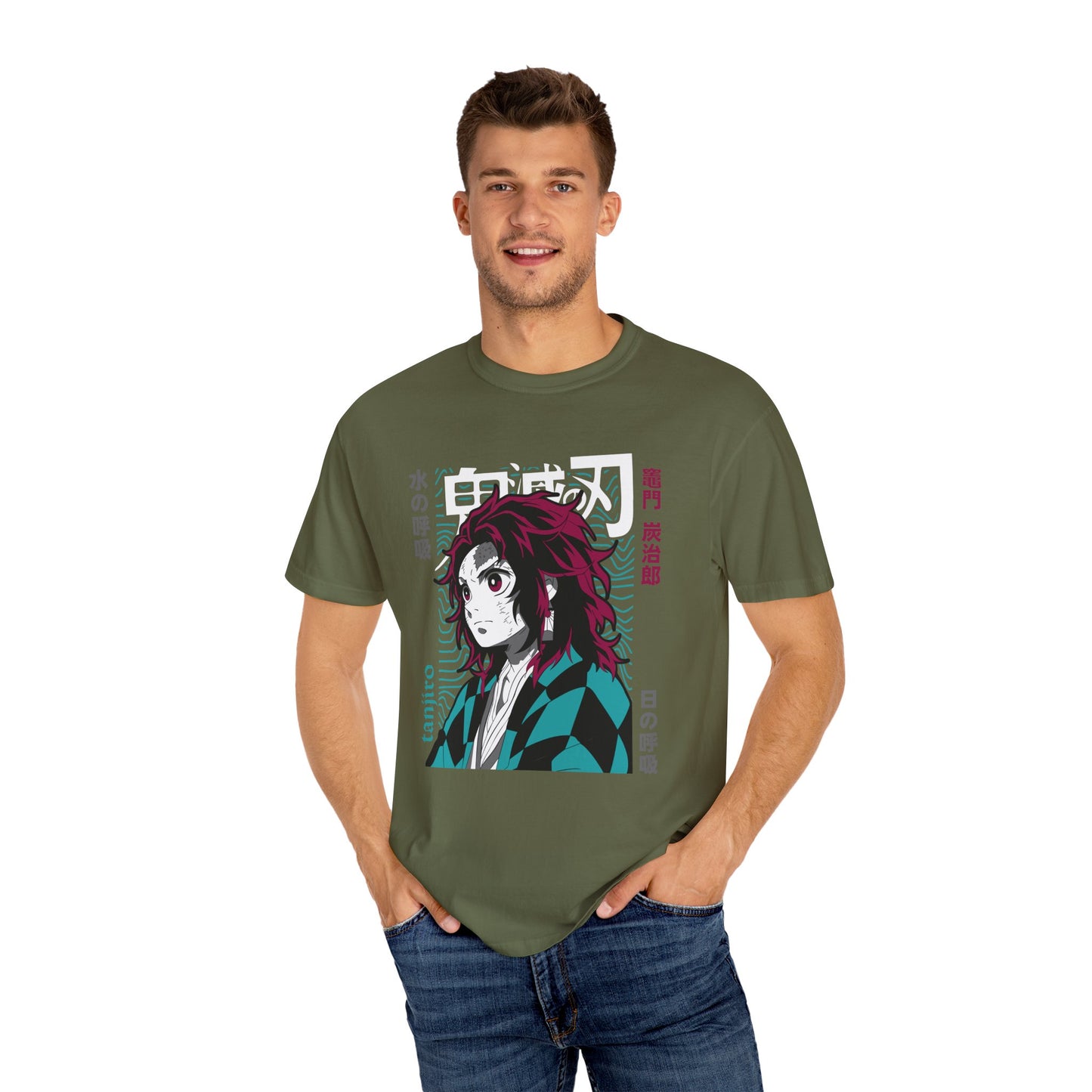 Unisex Anime-Inspired Tanjiro Design T-Shirt