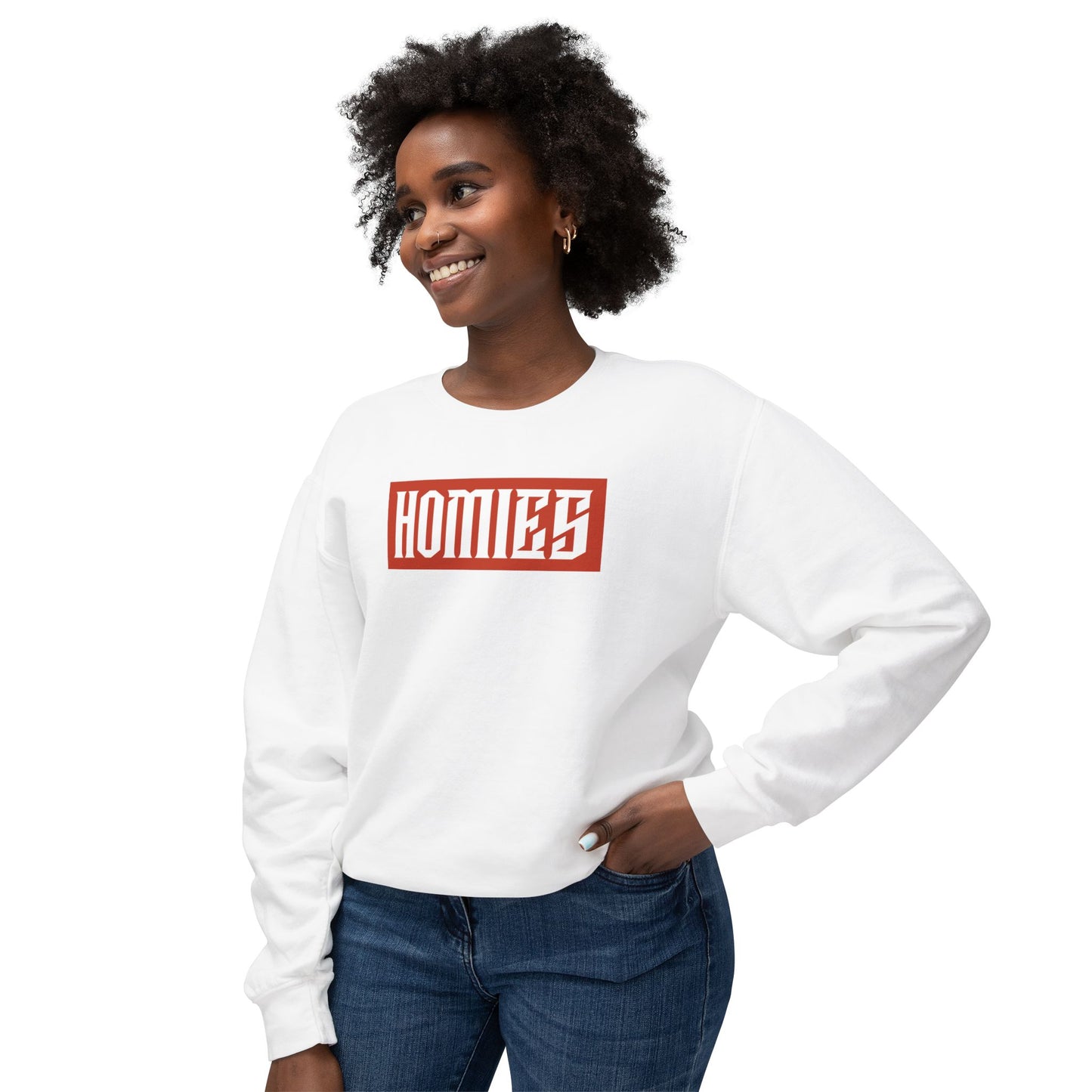Homies Crewneck Sweatshirt Celebrate Friendship with Style