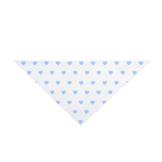 Love Heart Pattern Pet Bandana - Cute Puppy Accessory