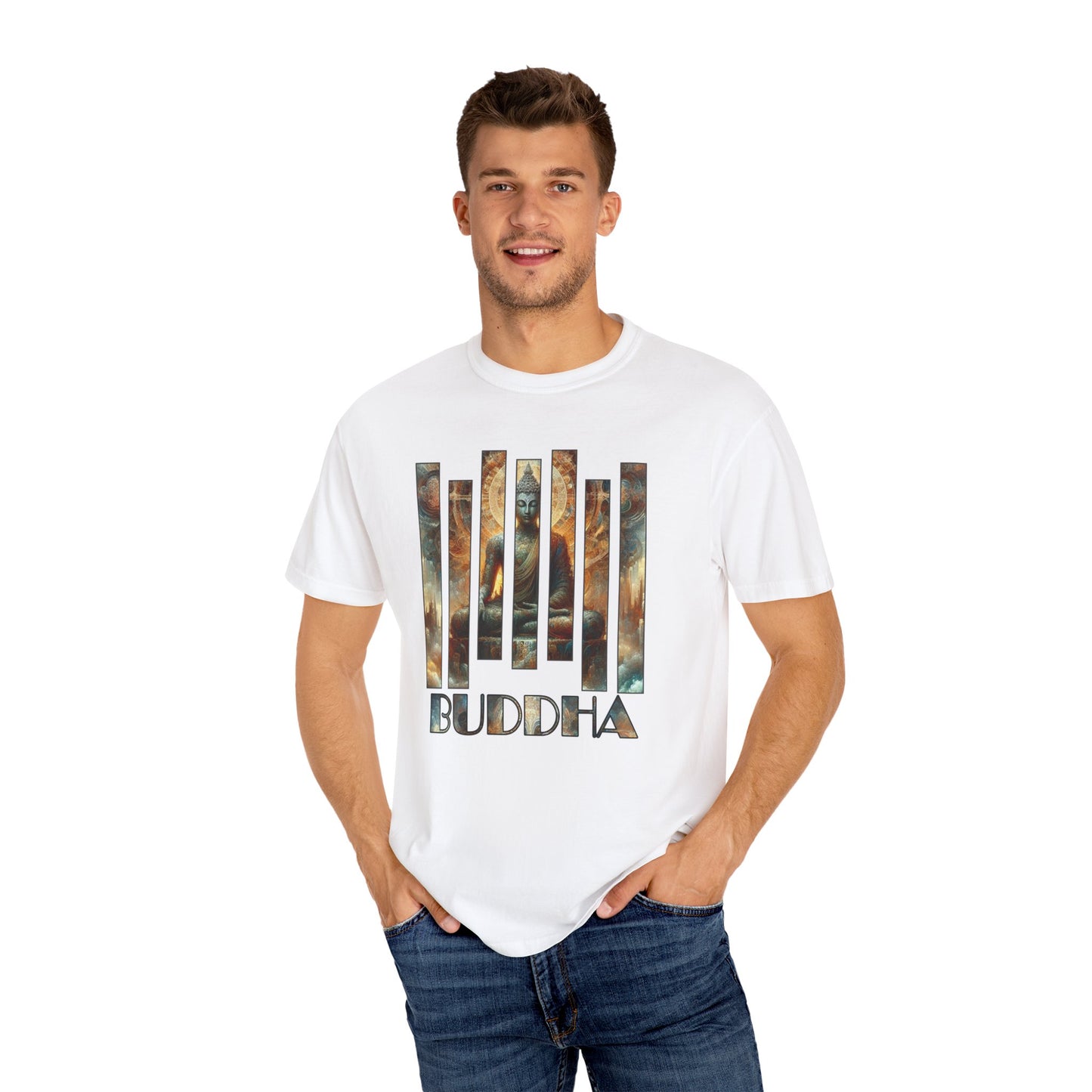 Unisex Serene Buddha Graphic T-Shirt for Mindfulness & Spirituality