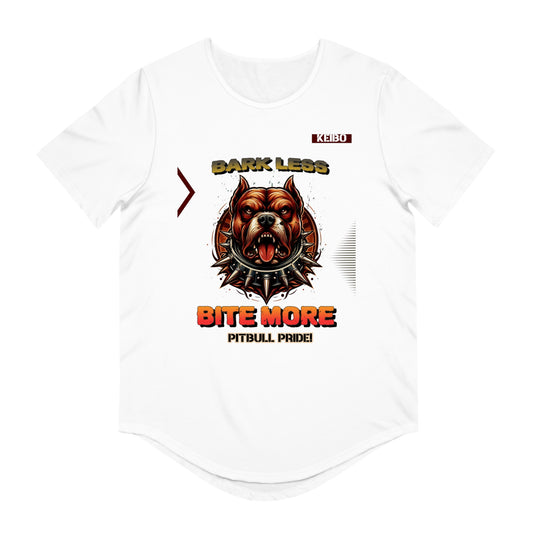 Pitbull Pride Curved Hem Men's Tee