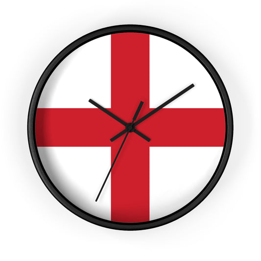 English Flag Wall Clock - Stylish Home Decor for British Enthusiasts