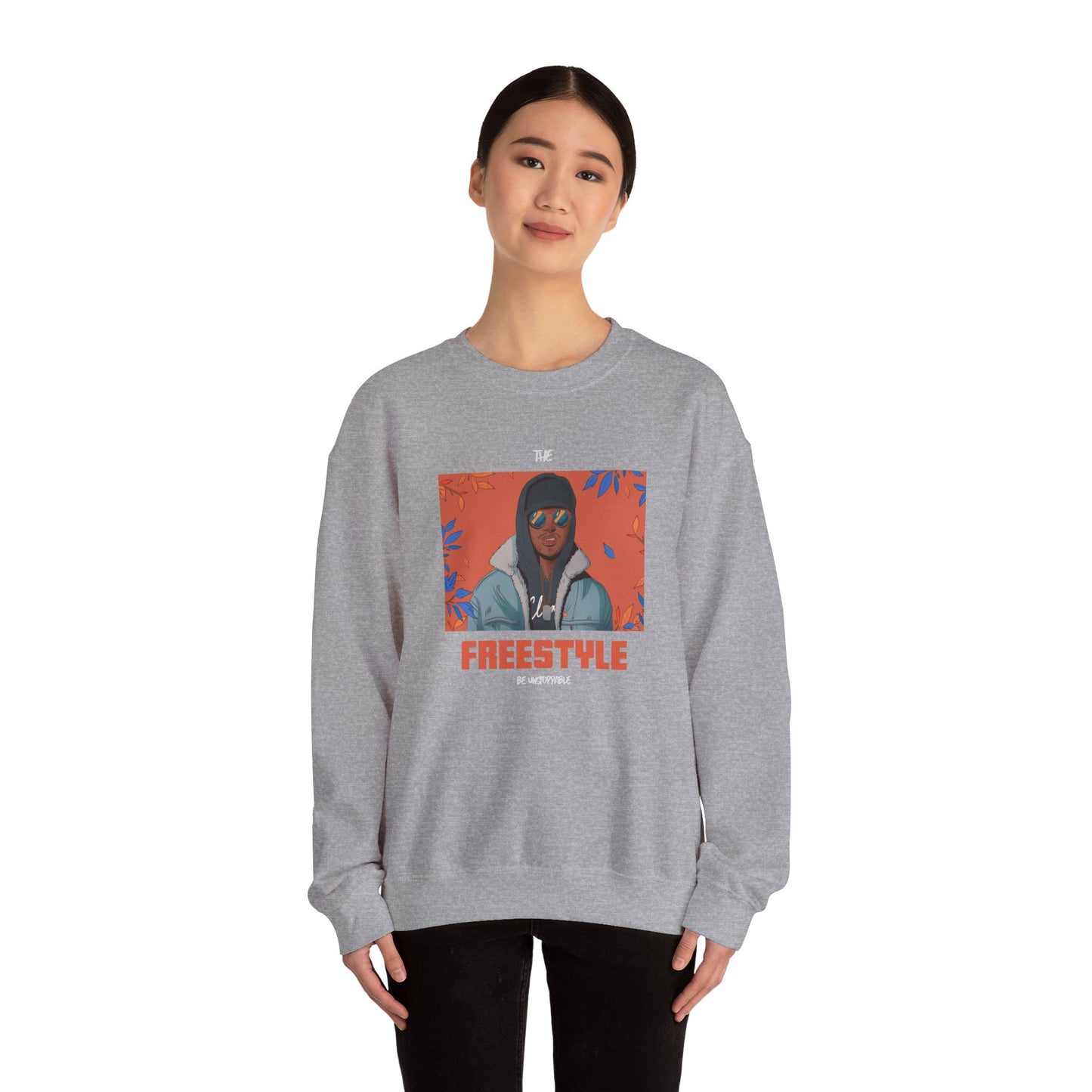 Mens Freestyle Artist Crewneck Sweatshirt