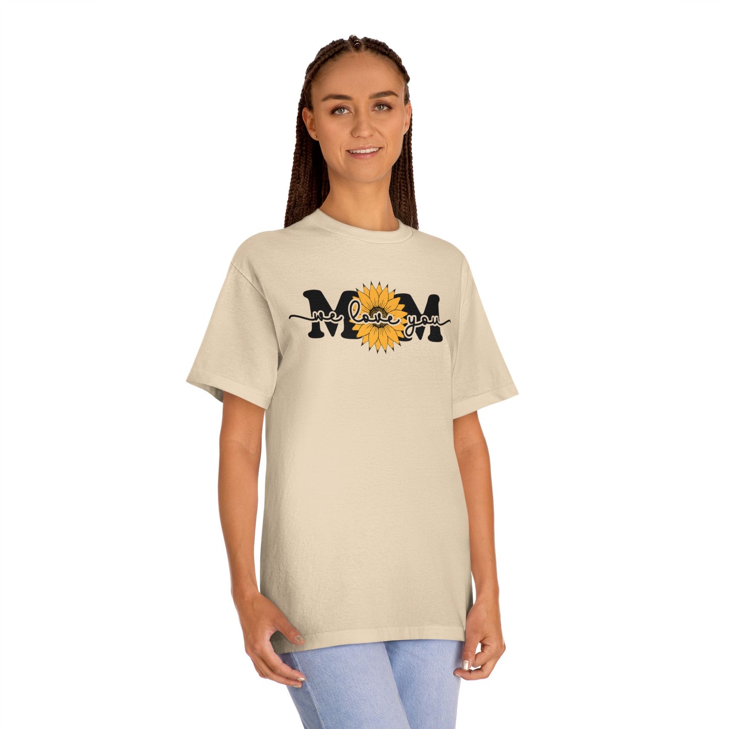 Women's Classic Tee Sunflower Mom - Perfect Gift for Mother's Day