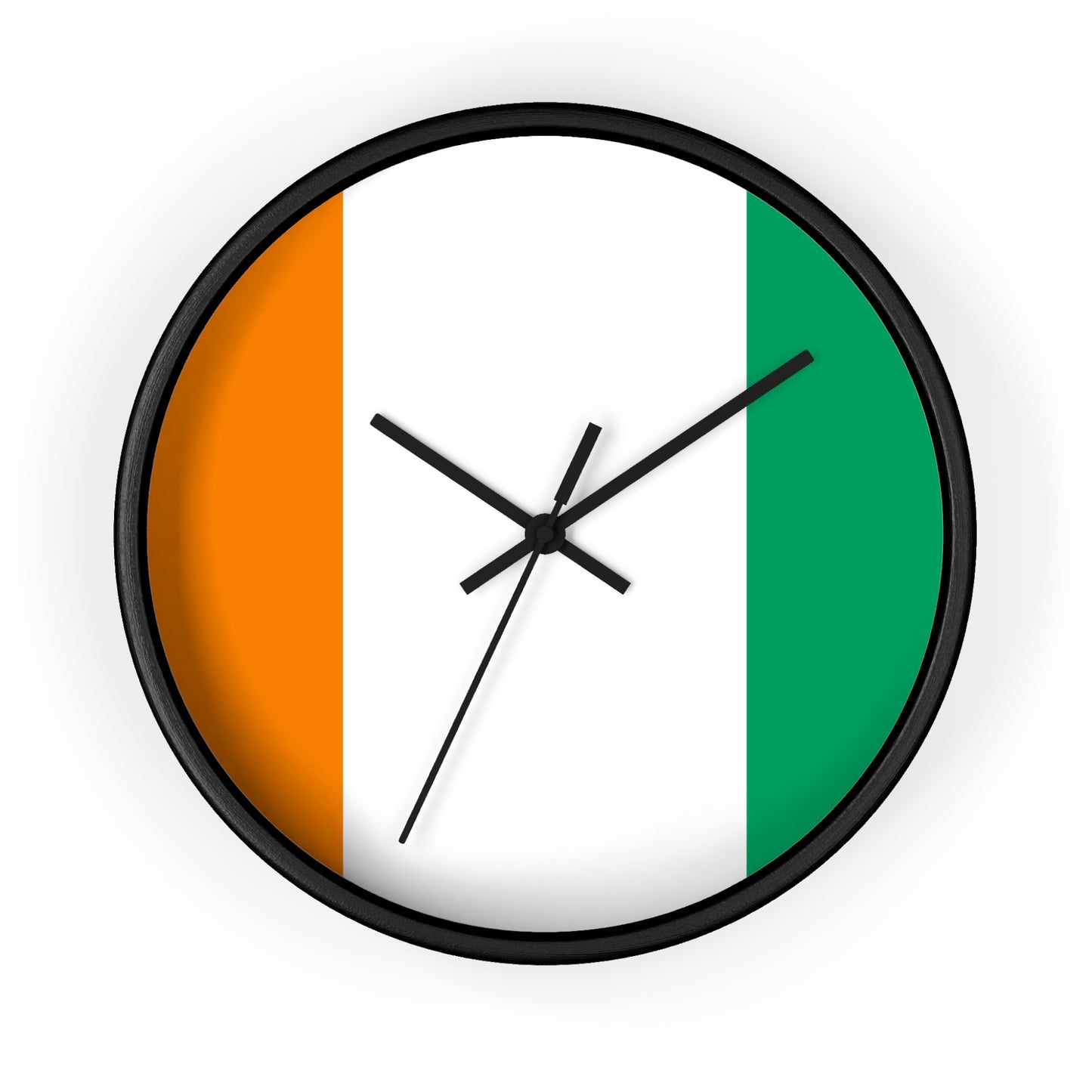 Irish Flag Wall Clock - Home Decor for St. Patrick's Day