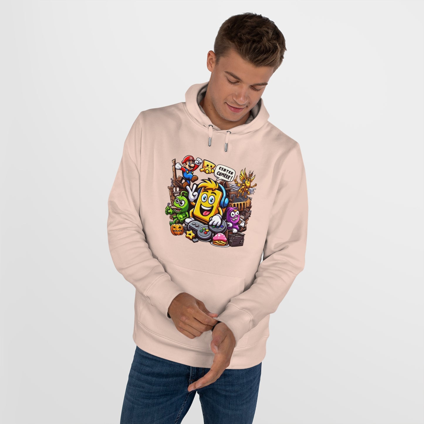 Funny Gamer King Hoodie – Perfect for Gaming Enthusiasts