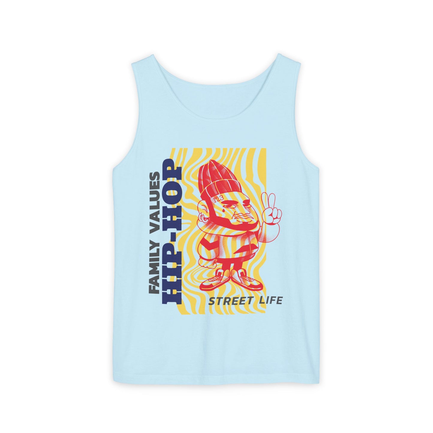 Men's Hip-Hop Vibes Tank Top Graphic Family Values