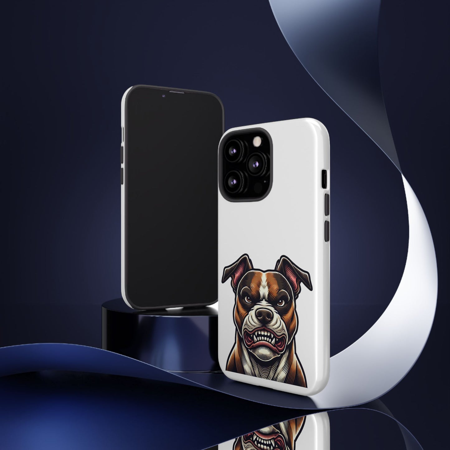 Tough Cases: Pit Bull Design Phone Case for Animal Lovers