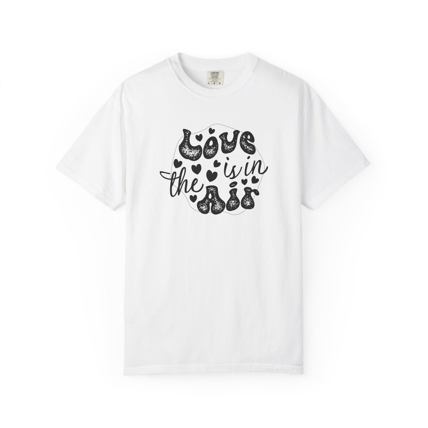 Women Graphic T-Shirt Love Is In The Air for Valentine's Day