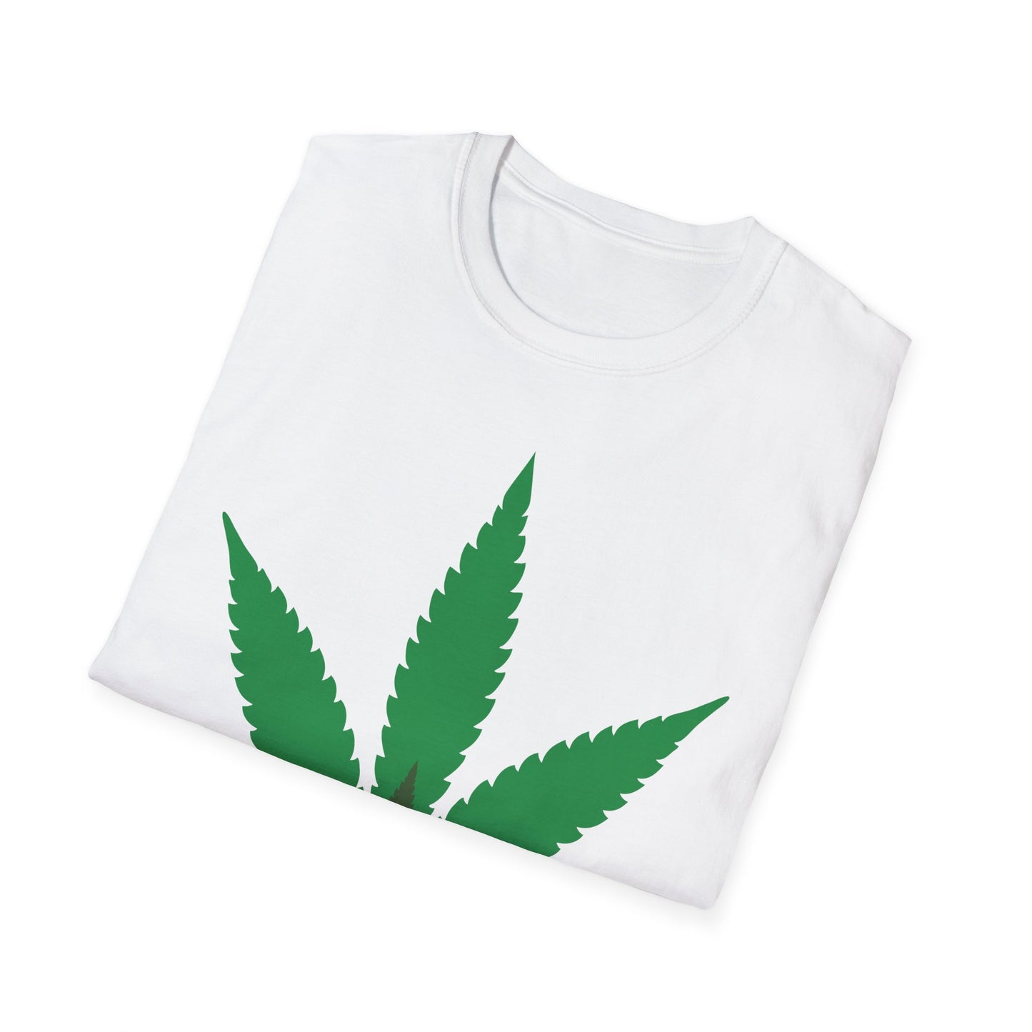 Unisex Softstyle T-Shirt - It's Organic Cannabis Leaf Tee