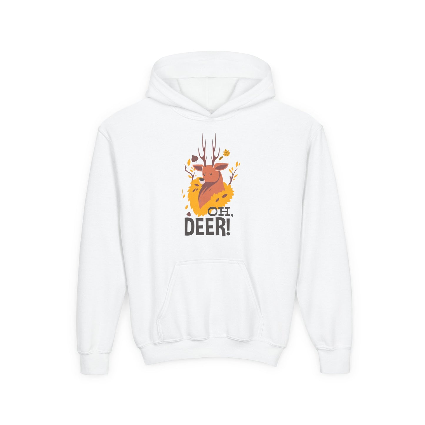 Youth Hooded for Boys "Oh Deer!" Fun Fall
