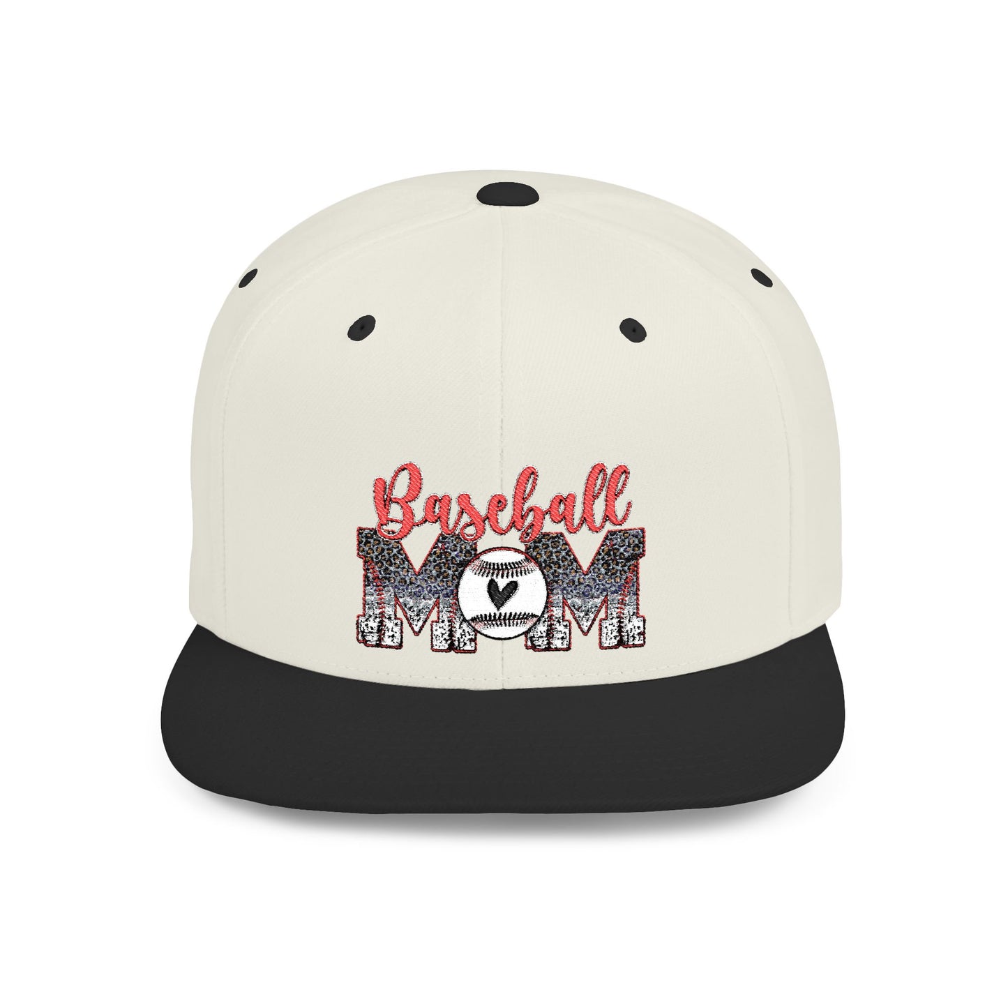 Women's Flat Snapback Cap Baseball Mom - Perfect Gift for Sports Moms