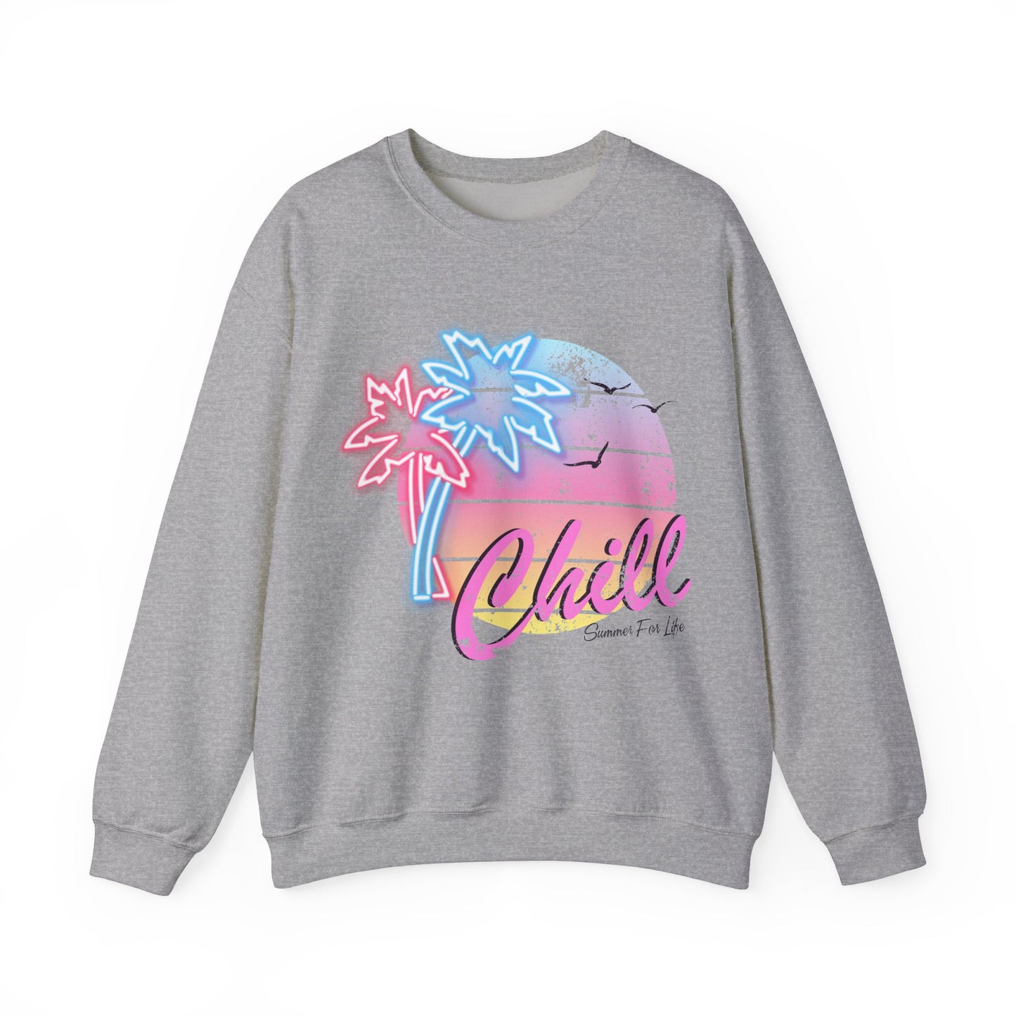 Chill Summer Vibes Unisex Crewneck Sweatshirt