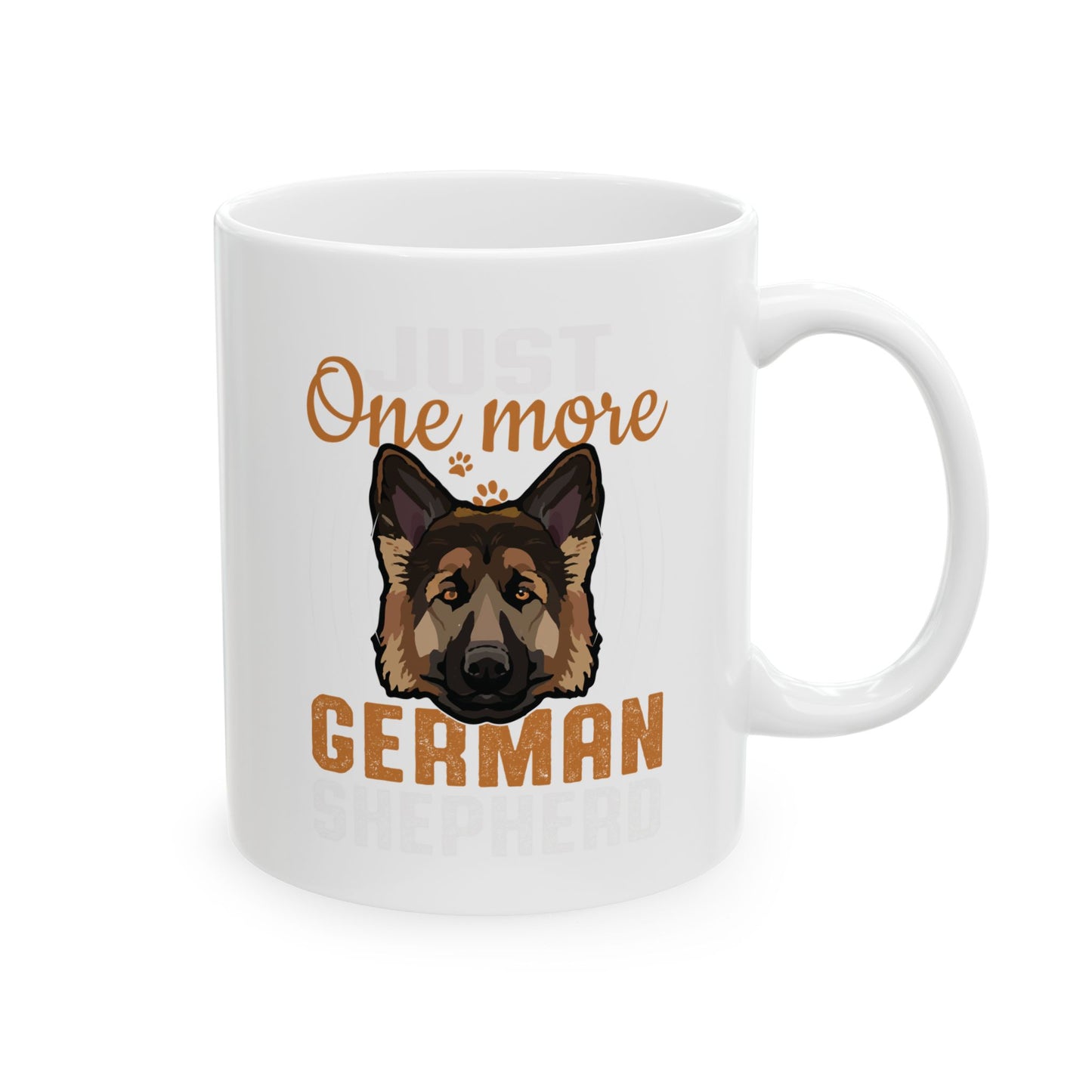 Personalized Dog Lover's German Shepherd Ceramic Mug Perfect for Pet Owners 11oz