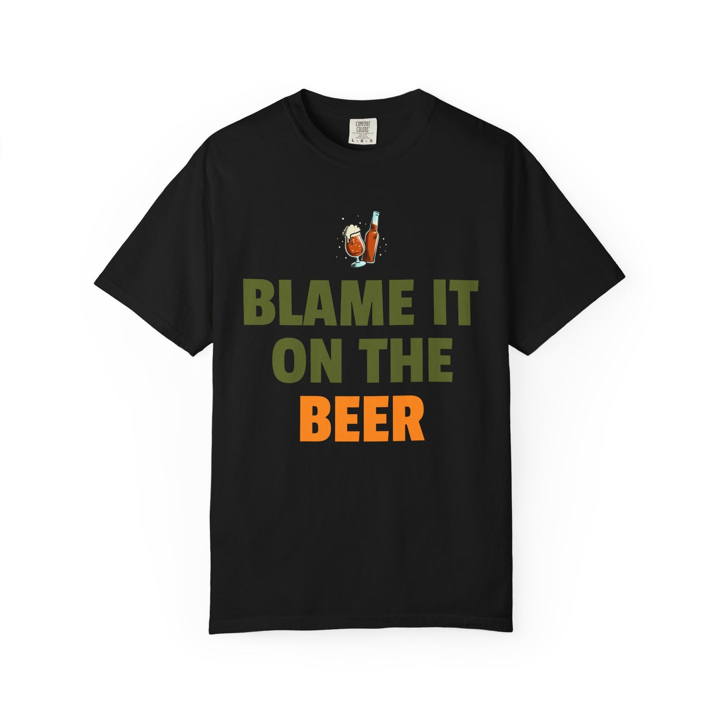 Funny Beer Unisex T-Shirt - 'Blame It On The Beer' - St Patrick's Day