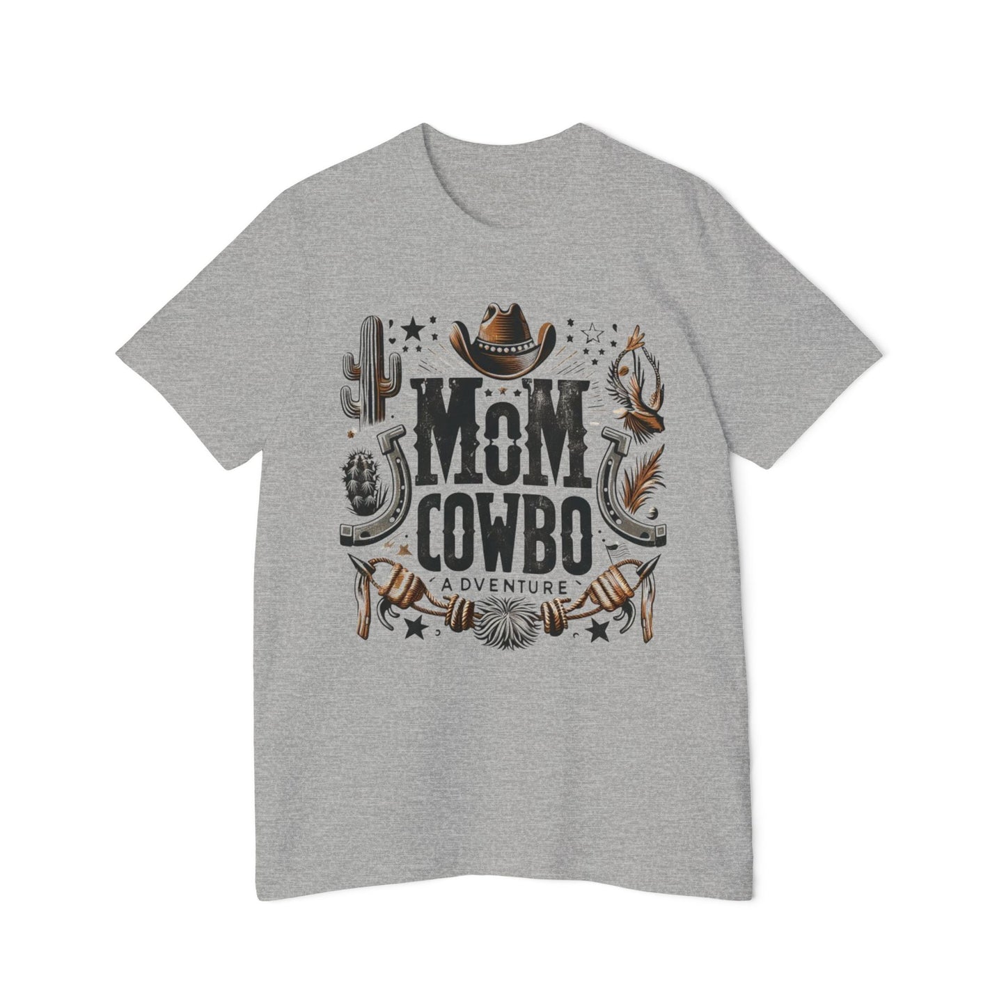 Mom Cowboy T-Shirt for Women – USA-Made Western Enthusiast Tee