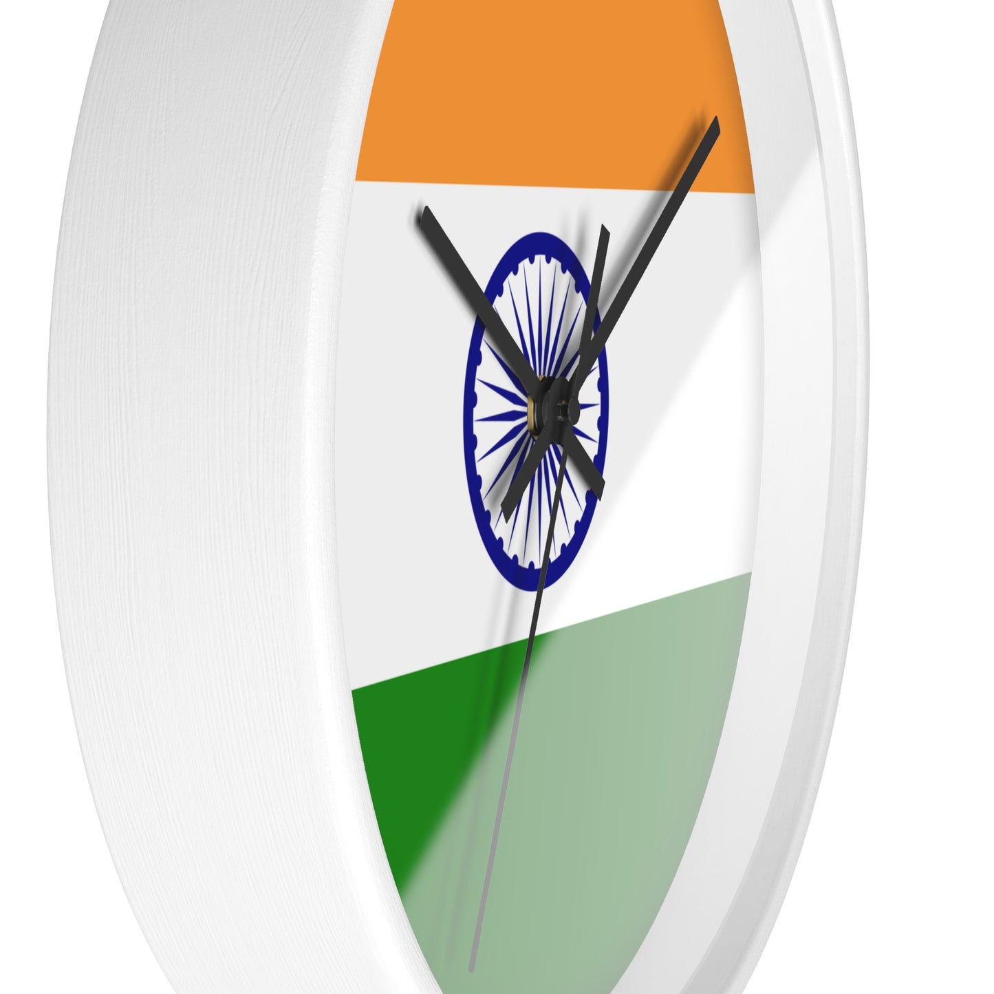 Indian Flag Wall Clock - Vibrant Home Decor for Patriotism and Celebrations