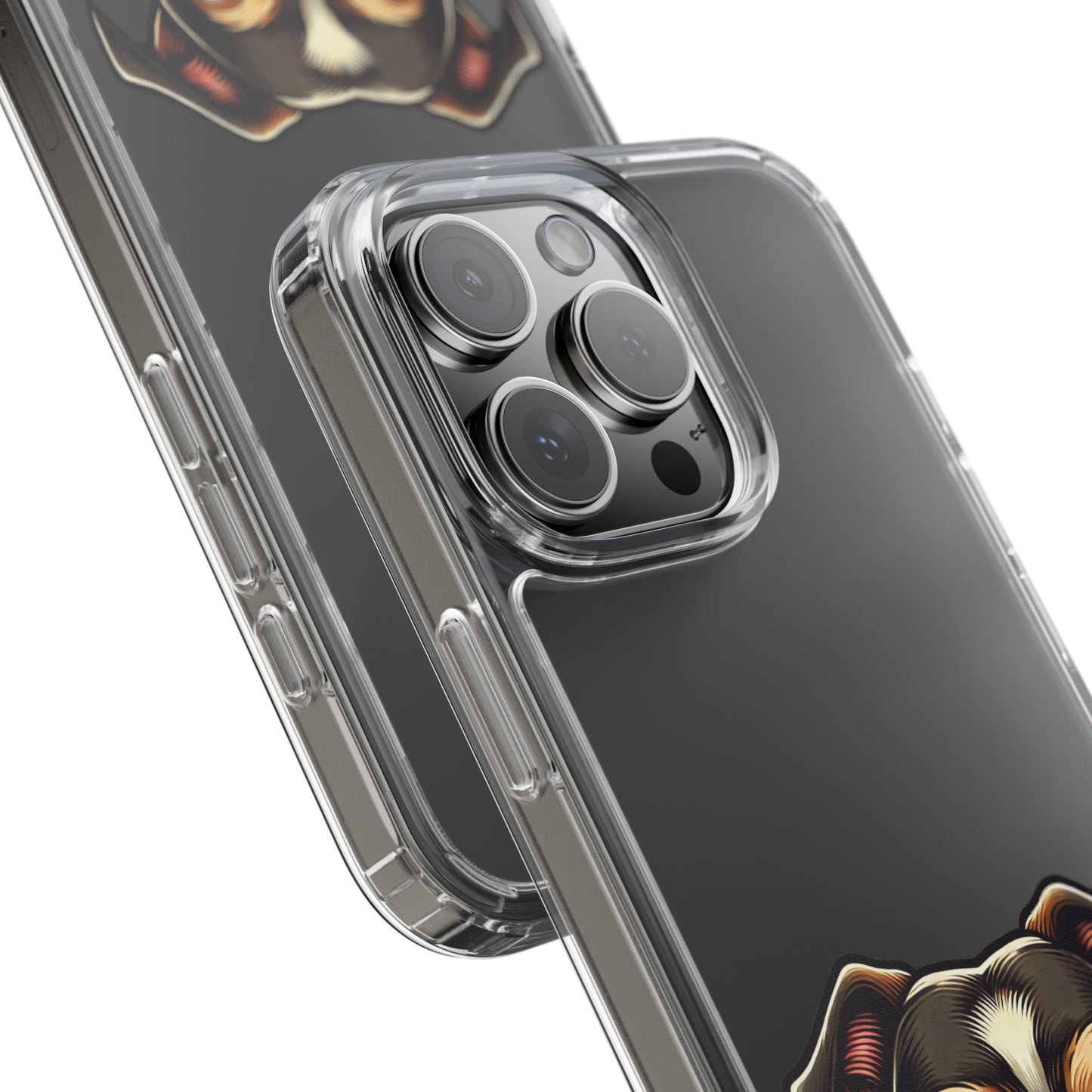 Pit Bull Print Clear Case - Perfect for Pet Lovers