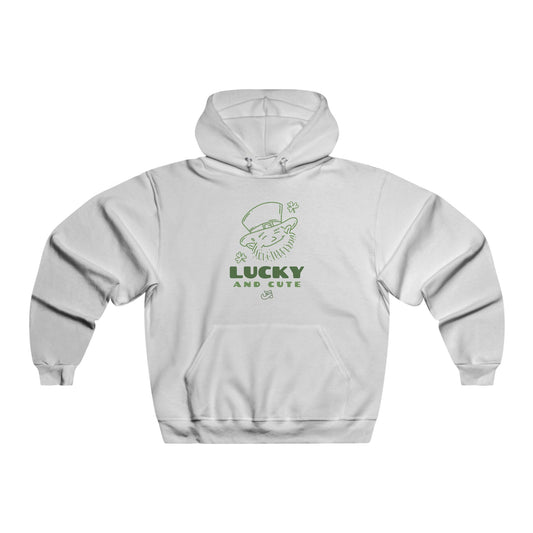 St. Patrick's Day Men's Hoodie Lucky and Cute
