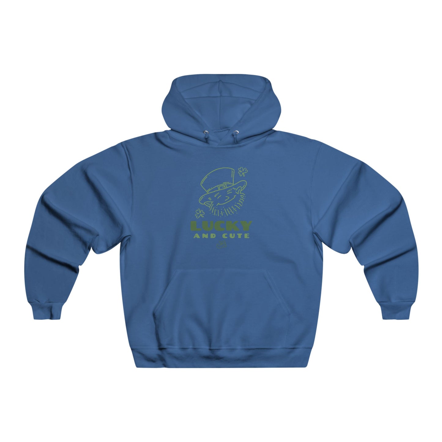 St. Patrick's Day Men's Hoodie Lucky and Cute