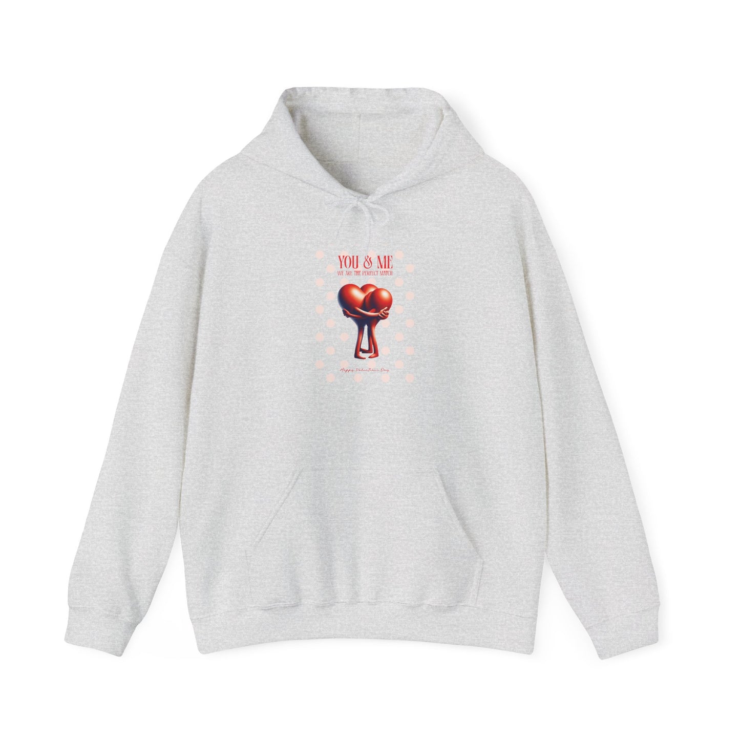 Women Love Vibes Hooded - "We Are The Perfect Match" Valentine's Day Vibe