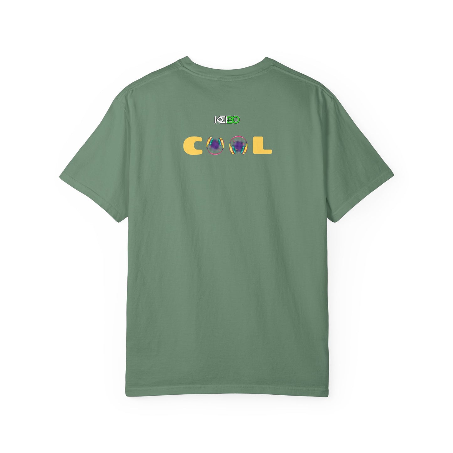 Cool Vibes Unisex Garment-Dyed T-Shirt with Headphones Graphic