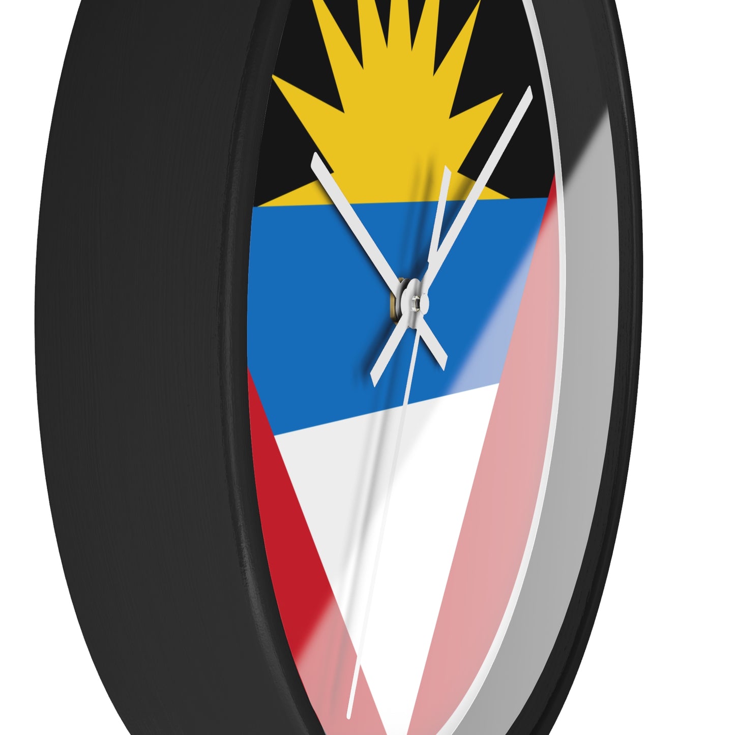 Antiguan Flag Wall Clock - Vibrant Timepiece for Home Decor