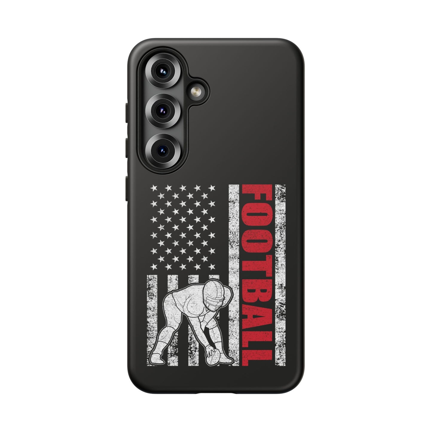 Football American Flag Phone Case - Tough Cases for Fans
