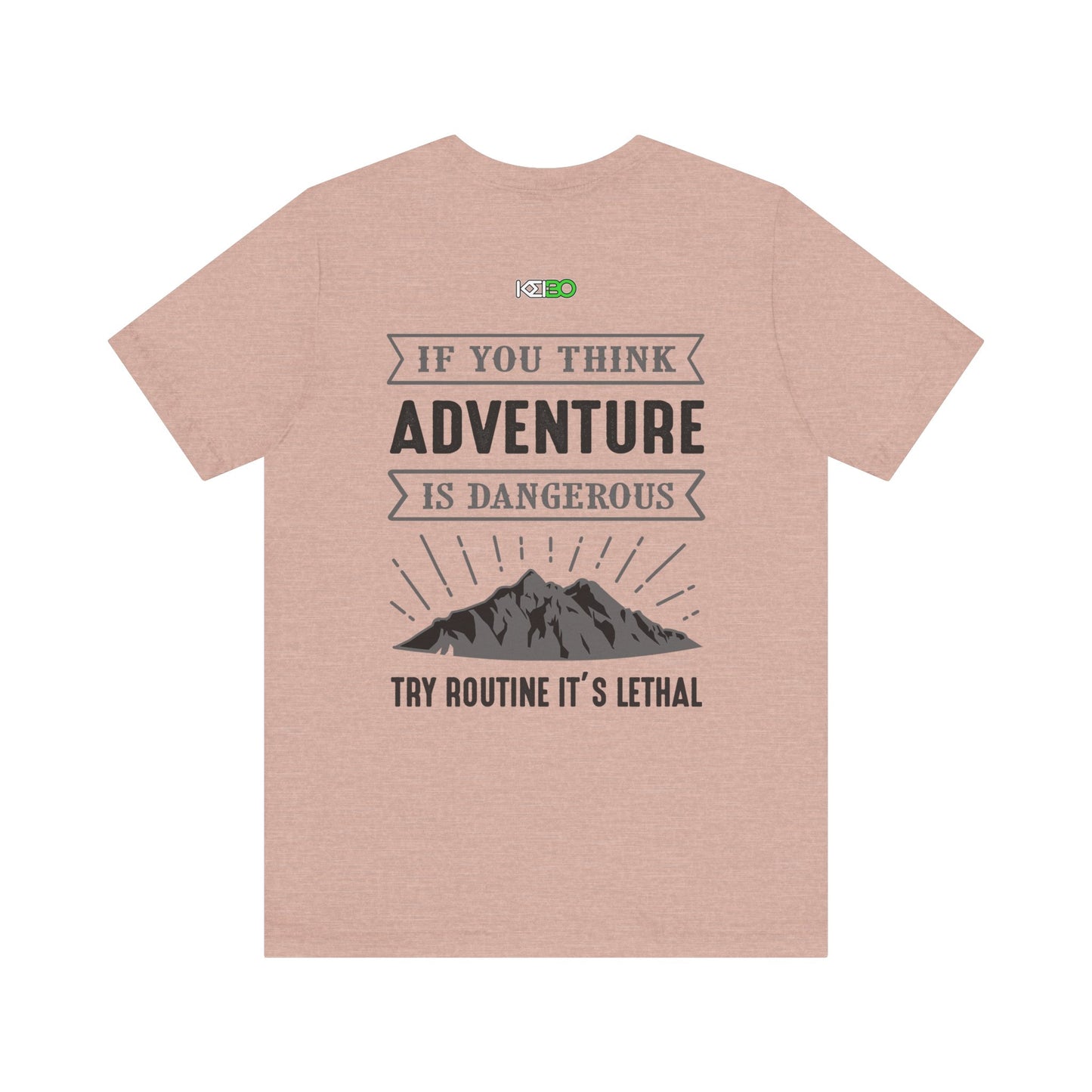 Adventure Men's Jersey Tee - Bold Quotes for Outdoor Explorers