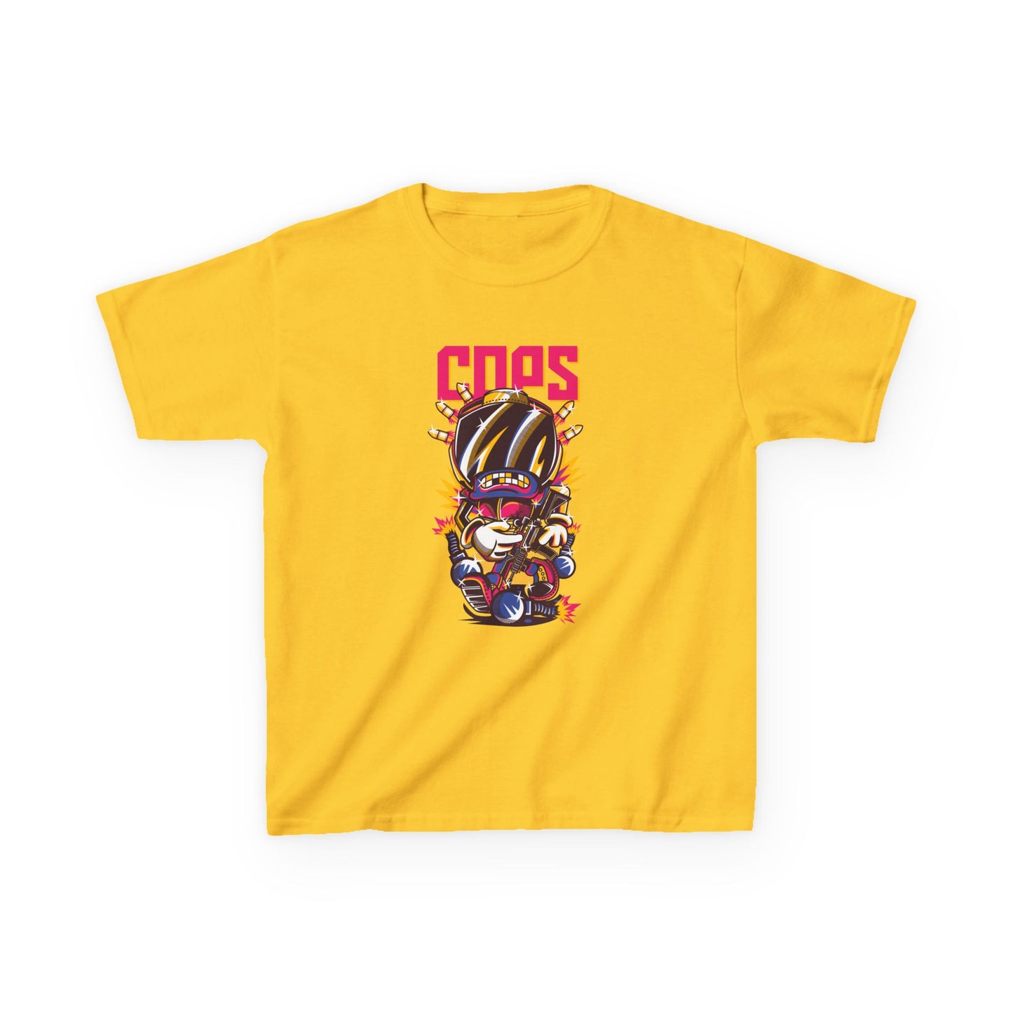 Cool Kids Graphic Tee Fun Cartoony Design for Little Adventurers