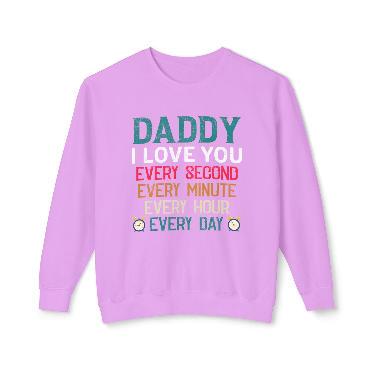 Unisex Daddy Love Sweatshirt - Perfect for Father's Day and Everyday Wear
