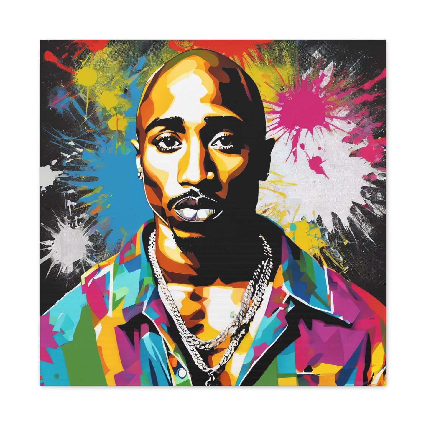 2Pac Matte Canvas, Stretched, 1.25"