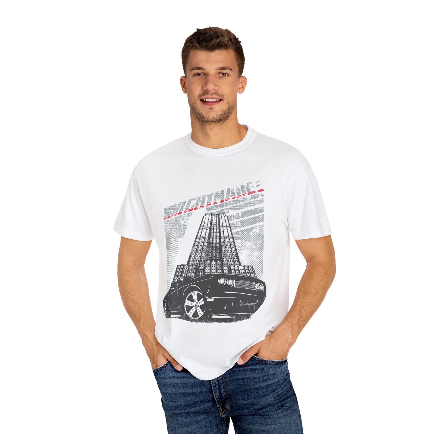 Vintage Car Graphic Unisex T-Shirt - Dream Big Design for Car Fans